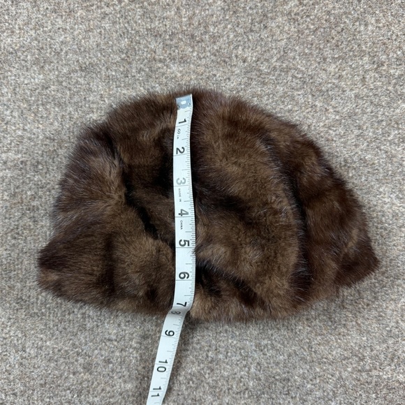 Vintage Brown Real Mink Fur Women’s Hat Winter Ski Beanie Luxury Après-Ski Cap main image 7